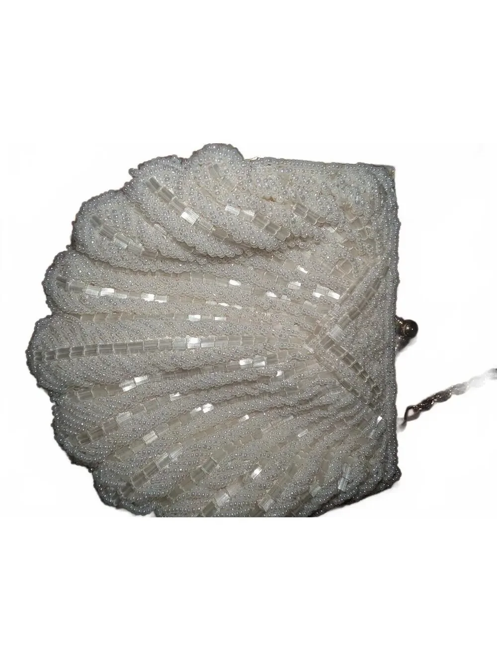 Le Regale Handmade Beaded Shell Evening Bag